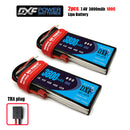 (CN)DXF 2S Lipo Battery 7.4V 100C 3800mAh Soft Case Battery with EC5 XT90 Connector for Car Truck Tank RC Buggy Truggy Racing Hobby