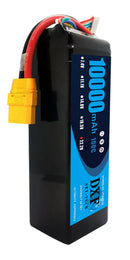 (CN)DXF 6S Lipo Battery 22.2V 100C10000mAh Soft Case Battery with EC5 XT90 Connector for Car Truck Tank RC Buggy Truggy Racing Hobby