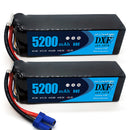 (GE)DXF 6S Lipo Battery 22.2V 80C 5200mAh Soft Case Battery with EC5 XT90 Connector for Car Truck Tank RC Buggy Truggy Racing Hobby