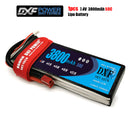 (CN)DXF 2S Lipo Battery 7.4V 50C 3800mAh Soft Case Battery with EC5 XT90 Connector for Car Truck Tank RC Buggy Truggy Racing Hobby