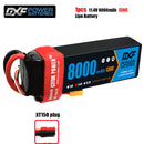(CN)DXF 3S Lipo Battery 11.4V 130C 8000mAh Soft Case Battery with EC5 XT90 Connector for Car Truck Tank RC Buggy Truggy Racing Hobby