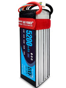 (CN)DXF 6S Lipo Battery 22.2V 50C 5200mAh Soft Case Battery with EC5 XT90 Connector for Car Truck Tank RC Buggy Truggy Racing Hobby