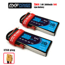 (CN)DXF 2S Lipo Battery 7.4V 50C 3800mAh Soft Case Battery with EC5 XT90 Connector for Car Truck Tank RC Buggy Truggy Racing Hobby