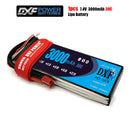 (CN)DXF 2S Lipo Battery 7.4V 30C 3000mAh Soft Case Battery with EC5 XT90 Connector for Car Truck Tank RC Buggy Truggy Racing Hobby