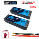 (CN)DXF 4mm 2S 5200mAh 7.4V 100C Batteria Lipo ad Alta Capacità Hardcase con XT90 Spina per 1:8 Scala RC Auto, Multi-Rotore RC Aeroplano, RC Elicottero, RC Barca