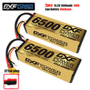 (CN)DXF High Voltage 4S 6500 mAh 15.2 V 140C Batteria Lipo ad Alta Capacità Hardcase con XT90 Spina per 1:8 Scala RC Auto, Multi-Rotore RC Aeroplano, RC Elicottero, RC Barca