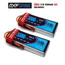 (CN)DXF 3S Lipo Battery 11.1V 50C 3300mAh Soft Case Battery with EC5 XT90 Connector for Car Truck Tank RC Buggy Truggy Racing Hobby