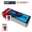 (CN)DXF 4S Lipo Battery 14.8V 50C 5200mAh Soft Case Battery with EC5 XT90 Connector for Car Truck Tank RC Buggy Truggy Racing Hobby