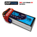 (CN)DXF 6S Lipo Battery 22.2V 80C 5200mAh Soft Case Battery with EC5 XT90 Connector for Car Truck Tank RC Buggy Truggy Racing Hobby