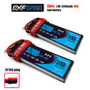 (CN)DXF 2S Lipo Battery 7.4V 80C 5200mAh Soft Case Battery with EC5 XT90 Connector for Car Truck Tank RC Buggy Truggy Racing Hobby
