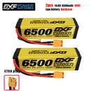 (CN)DXF 4S 6500 mAh 14.8V 100C Batteria Lipo ad Alta Capacità Hardcase con XT90 Spina per 1:8 Scala RC Auto, Multi-Rotore RC Aeroplano, RC Elicottero, RC Barca