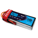 (CN)DXF 3S Lipo Battery 11.1V 50C  6200mAh Soft Case Battery with EC5 XT90 Connector for Car Truck Tank RC Buggy Truggy Racing Hobby