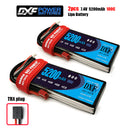 (CN)DXF 2S Lipo Battery 7.4V 100C 4200mAh Soft Case Battery with EC5 XT90 Connector for Car Truck Tank RC Buggy Truggy Racing Hobby