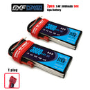 (CN)DXF 2S Lipo Battery 7.4V 50C 3800mAh Soft Case Battery with EC5 XT90 Connector for Car Truck Tank RC Buggy Truggy Racing Hobby
