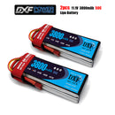 (CN)DXF 3S Lipo Battery 11.1V 50C 3800mAh Soft Case Battery with EC5 XT90 Connector for Car Truck Tank RC Buggy Truggy Racing Hobby