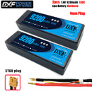 (CN)DXF 4mm 2S 9200mAh 7.6V 130C Batteria Lipo ad Alta Capacità Hardcase con XT90 Spina per 1:8 Scala RC Auto, Multi-Rotore RC Aeroplano, RC Elicottero, RC Barca