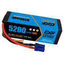 (USA)DXF Lipo Battery 4S 14.8V 5200mAh 60C/120C HardCase Lipo Battery for RC HPI HSP 1/8 1/10 Buggy RC Car Truck