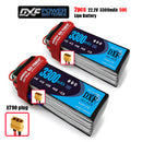(CN)DXF 6S Lipo Battery 22.2V 50C 3300mAh Soft Case Battery with EC5 XT90 Connector for Car Truck Tank RC Buggy Truggy Racing Hobby