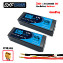(CN)DXF 4mm 2S 5200mAh 7.4V 50C Batteria Lipo ad Alta Capacità Hardcase con XT90 Spina per 1:8 Scala RC Auto, Multi-Rotore RC Aeroplano, RC Elicottero, RC Barca