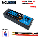 (CN)DXF 4mm 2S 7000mAh 7.4V 100C Batteria Lipo ad Alta Capacità Hardcase con XT90 Spina per 1:8 Scala RC Auto, Multi-Rotore RC Aeroplano, RC Elicottero, RC Barca