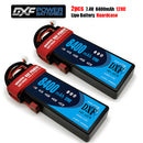 (CN)DXF 2S 8400mAh 7.4V 120C Batteria Lipo ad Alta Capacità Hardcase con XT90 Spina per 1:8 Scala RC Auto, Multi-Rotore RC Aeroplano, RC Elicottero, RC Barca