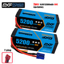 (CN)DXF 4S 5200 mAh 14.8V 60C Batteria Lipo ad Alta Capacità Hardcase con XT90 Spina per 1:8 Scala RC Auto, Multi-Rotore RC Aeroplano, RC Elicottero, RC Barca