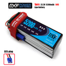 (CN)DXF 6S Lipo Battery 22.2V 50C 5200mAh Soft Case Battery with EC5 XT90 Connector for Car Truck Tank RC Buggy Truggy Racing Hobby
