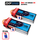 (CN)DXF 3S Lipo Battery 11.1V 30C 3000mAh Soft Case Battery with EC5 XT90 Connector for Car Truck Tank RC Buggy Truggy Racing Hobby