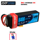 (CN)DXF 3S Lipo Battery 11.1V 120C 8400mAh Soft Case Battery with EC5 XT90 Connector for Car Truck Tank RC Buggy Truggy Racing Hobby