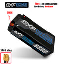 (CN)DXF 4mm 2S 6300mAh 7.6V 130C Batteria Lipo ad Alta Capacità Hardcase con XT90 Spina per 1:8 Scala RC Auto, Multi-Rotore RC Aeroplano, RC Elicottero, RC Barca