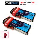 (CN)DXF 2S Lipo Battery 7.4V 100C 3300mAh Soft Case Battery with EC5 XT90 Connector for Car Truck Tank RC Buggy Truggy Racing Hobby