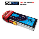 (CN)DXF 3S Lipo Battery 11.1V 50C 6200mAh Soft Case Battery with EC5 XT90 Connector for Car Truck Tank RC Buggy Truggy Racing Hobby