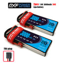 (CN)DXF 2S Lipo Battery 7.4V 30C 3000mAh Soft Case Battery with EC5 XT90 Connector for Car Truck Tank RC Buggy Truggy Racing Hobby