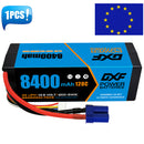 (ES)DXF Lipo Battery 4S 14.8V 8400mAh 120C/240C HardCase Lipo Battery for RC HPI HSP 1/8 1/10 Buggy RC Car Truck