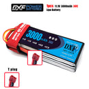 (CN)DXF 3S Lipo Battery 11.1V 30C 3000mAh Soft Case Battery with EC5 XT90 Connector for Car Truck Tank RC Buggy Truggy Racing Hobby
