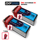 (CN)DXF 6S Lipo Battery 22.2V 50C 3800mAh Soft Case Battery with EC5 XT90 Connector for Car Truck Tank RC Buggy Truggy Racing Hobby