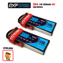 (CN)DXF 2S Lipo Battery 7.4V 60C 3800mAh Soft Case Battery with EC5 XT90 Connector for Car Truck Tank RC Buggy Truggy Racing Hobby