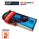 (CN)DXF 2S Lipo Battery 7.4V 30C 3000mAh Soft Case Battery with EC5 XT90 Connector for Car Truck Tank RC Buggy Truggy Racing Hobby