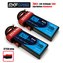 (CN)DXF 2S 9200mAh 7.6V 130C Batteria Lipo ad Alta Capacità Hardcase con XT90 Spina per 1:8 Scala RC Auto, Multi-Rotore RC Aeroplano, RC Elicottero, RC Barca