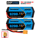 (CN)DXF High Voltage 4S 6200 mAh 14.8V 80C Batteria Lipo ad Alta Capacità Hardcase con XT90 Spina per 1:8 Scala RC Auto, Multi-Rotore RC Aeroplano, RC Elicottero, RC Barca