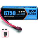 (CN)DXF Lipo Battery 3S 11.1V 6750mAh 100C Hardcase for Rc Truck Drone 1/10 1/8 Scale Traxxas Slash 4x4 RC Car Hard Case