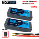 (CN)DXF 4mm 2S 6500mAh 7.4V 100C Batteria Lipo ad Alta Capacità Hardcase con XT90 Spina per 1:8 Scala RC Auto, Multi-Rotore RC Aeroplano, RC Elicottero, RC Barca