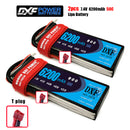 (CN)DXF 2S Lipo Battery 7.4V 50C 6200mAh Soft Case Battery with EC5 XT90 Connector for Car Truck Tank RC Buggy Truggy Racing Hobby