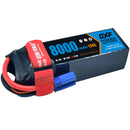 (CN)DXF 4S Lipo Battery 15.2V 130C 8000mAh Soft Case Battery with EC5 XT90 Connector for Car Truck Tank RC Buggy Truggy Racing Hobby