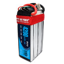 (CN)DXF 6S Lipo Battery 22.2V 60C 4200mAh Soft Case Battery with EC5 XT90 Connector for Car Truck Tank RC Buggy Truggy Racing Hobby