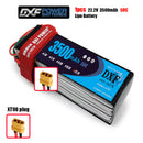 (CN)DXF 6S Lipo Battery 22.2V 50C 3500mAh Soft Case Battery with EC5 XT90 Connector for Car Truck Tank RC Buggy Truggy Racing Hobby