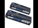 (FR)DXF Lipo Battery 2S 7.4V 8000mAh 110C/220C Hardcase Battery Graphene 5MM Battery for Rc Truck Drone 1/10 1/8 Scale Traxxas Slash 4x4 RC Car Buggy truggy